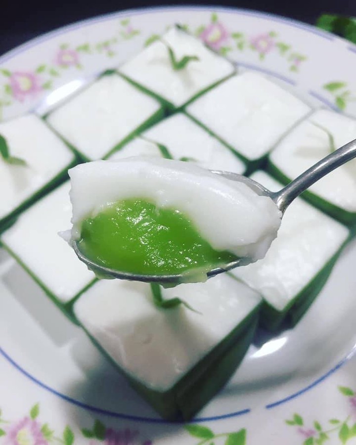 Malaysian Pandan Layered Pudding
