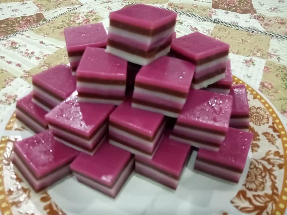 Malaysian Steamed Layered Cake