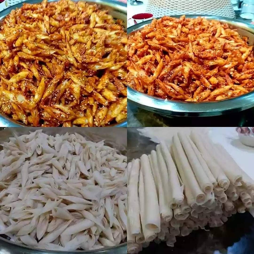 Crispy Chili Spring Rolls Snack