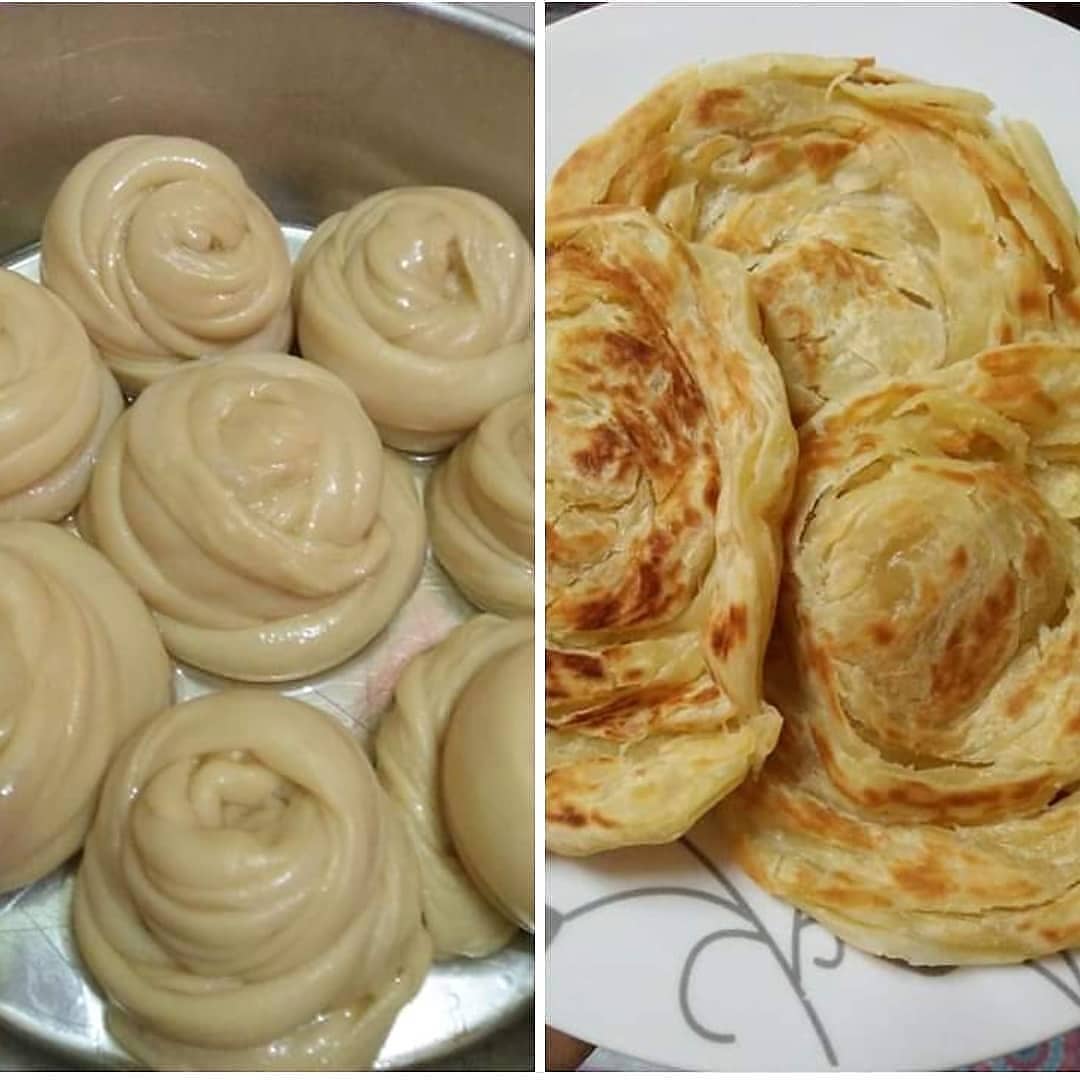 Homemade Roti Canai Bread