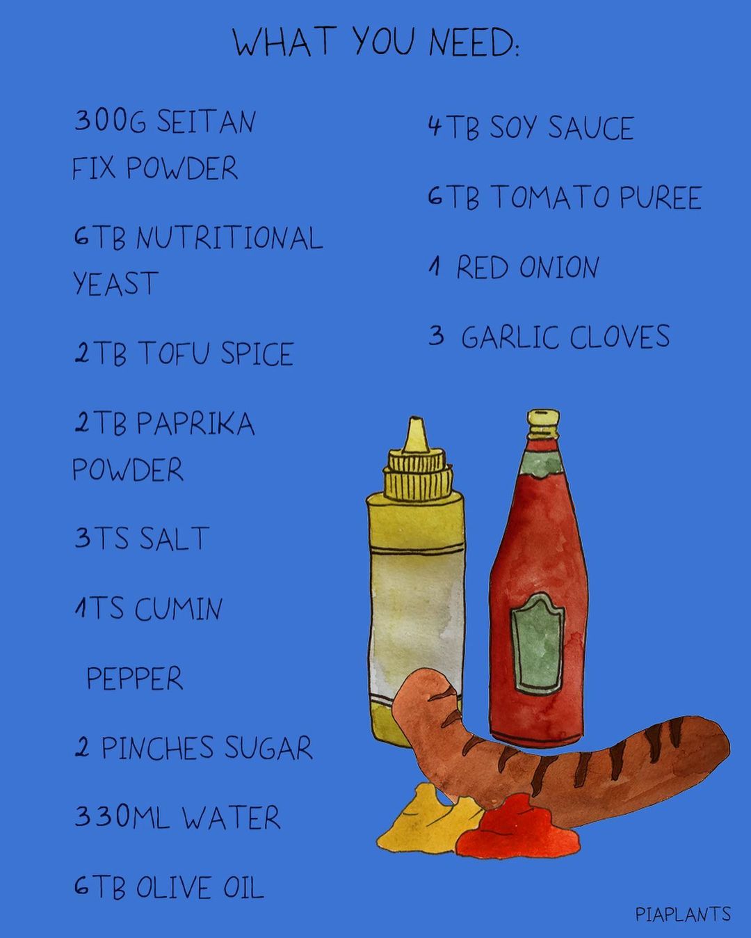Homemade Seitan Sausages with Spices