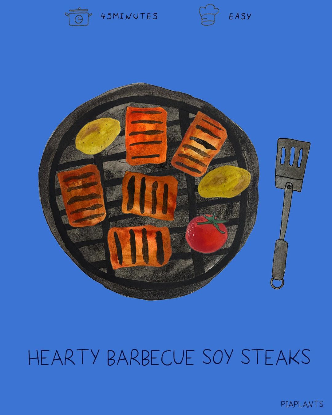 Marinated Soy Steaks for Plant-Based BBQ