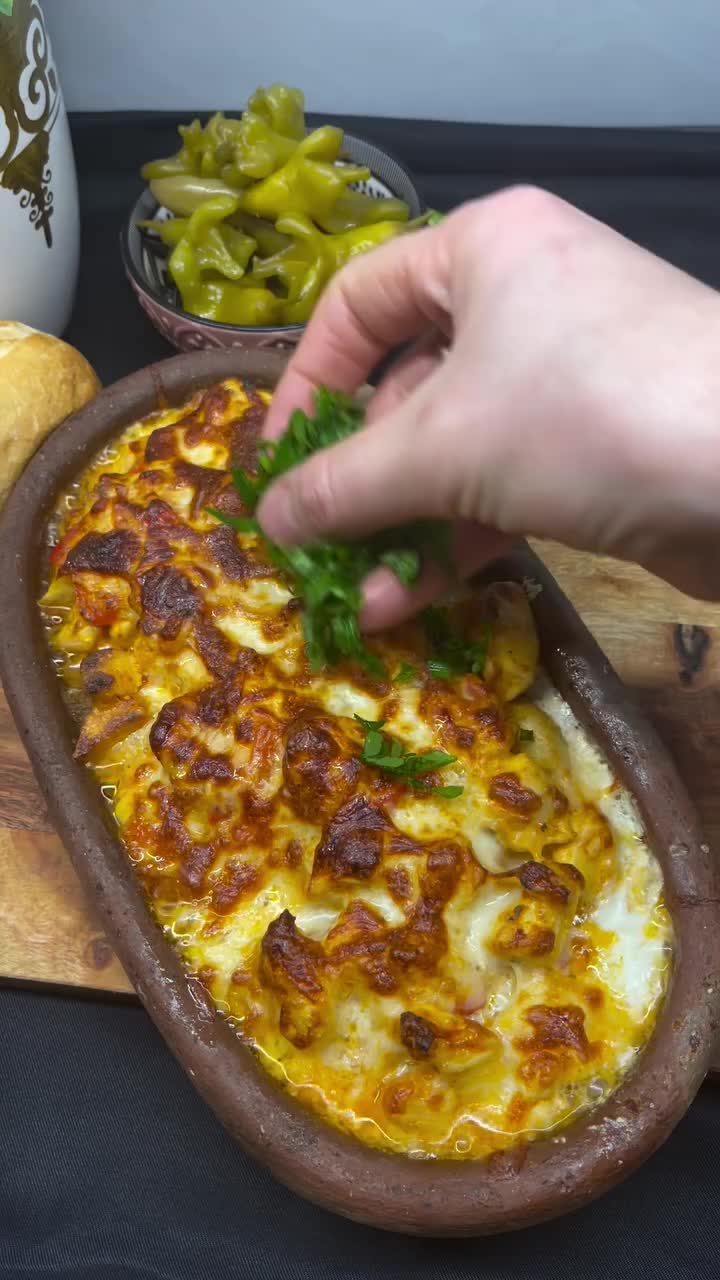 Creamy Chicken Bake in Clay Pot