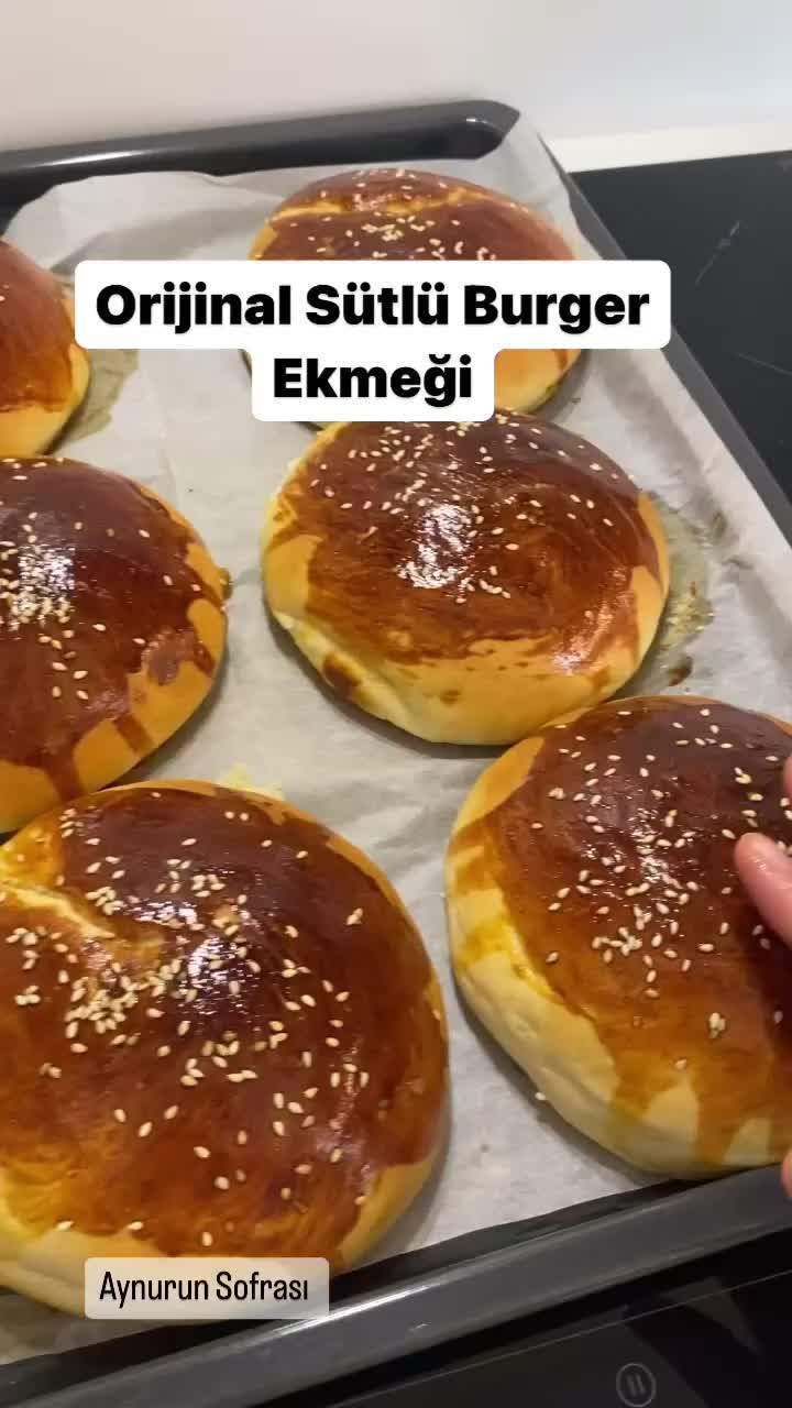 Homemade Milky Burger Buns