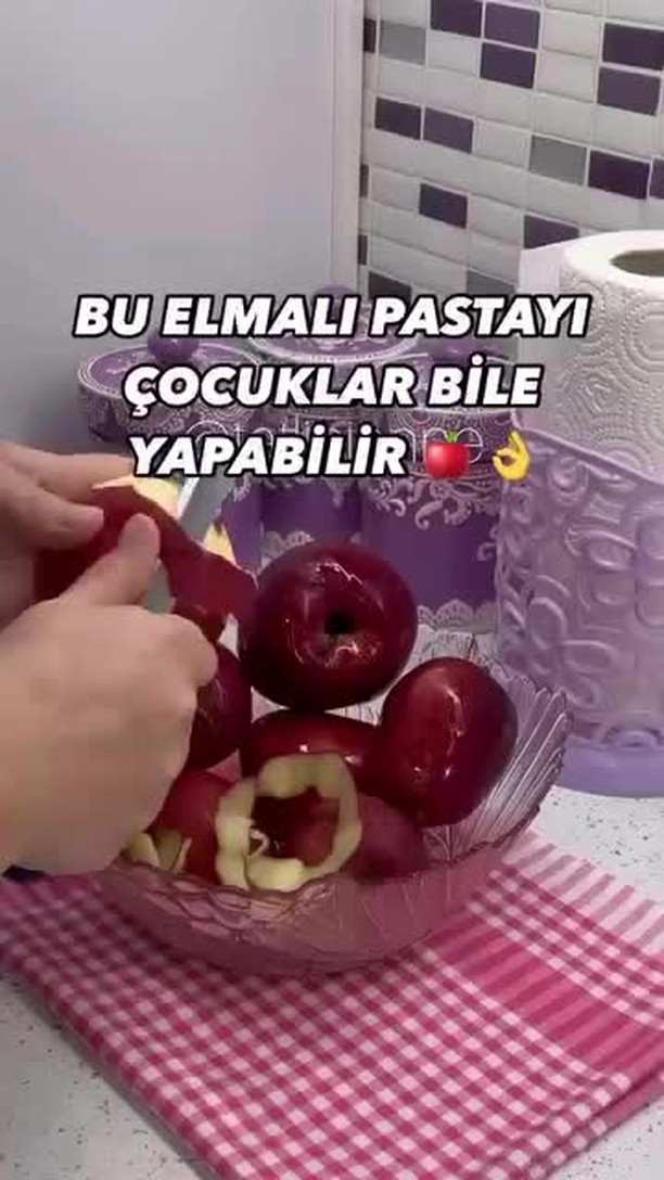 Apple Roll Cotton Cake