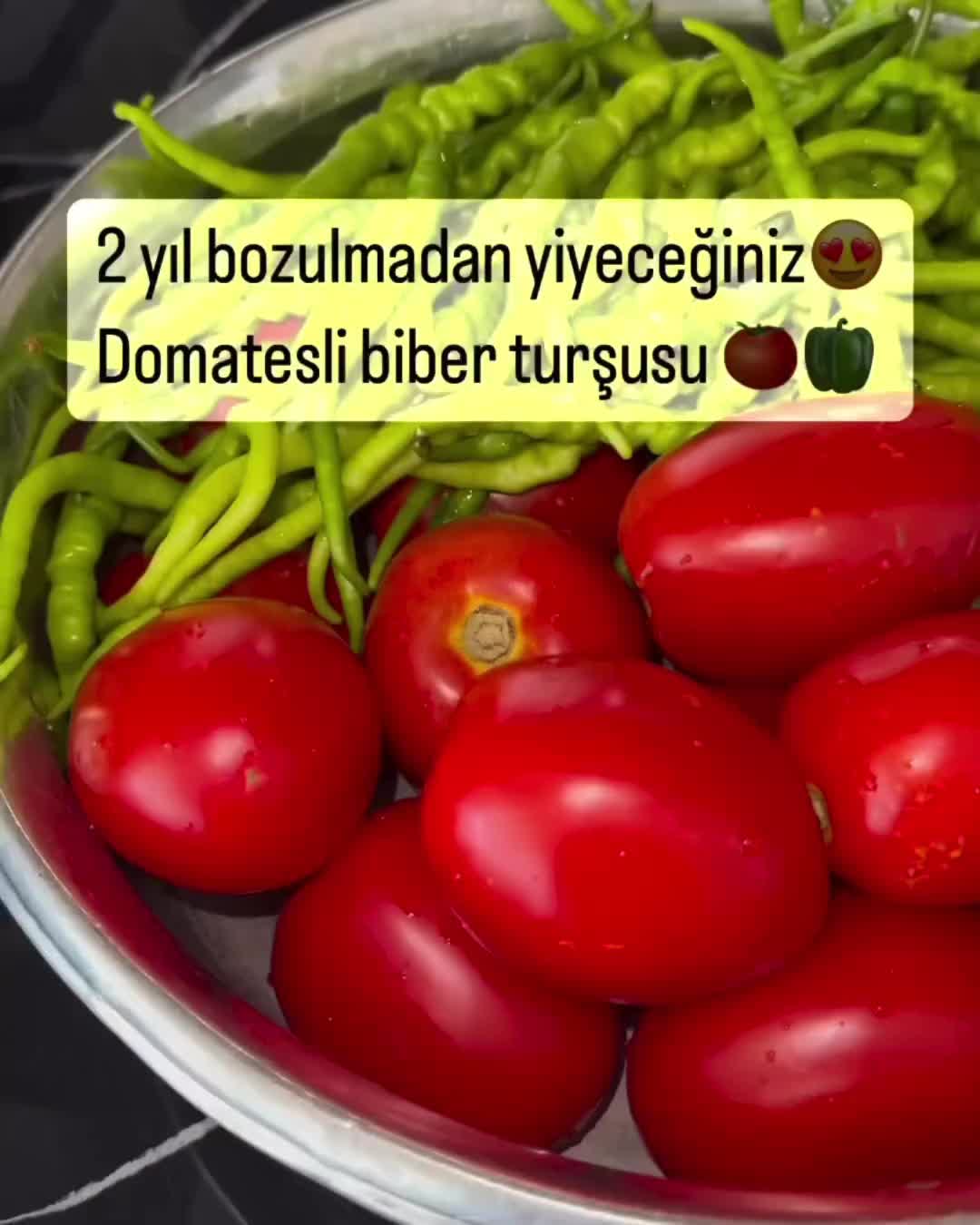 Easy Turkish Tomato Pickle