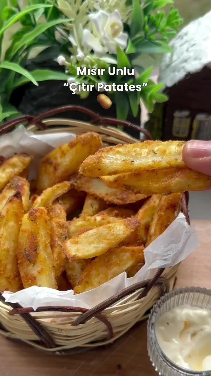 Crispy Potatoes with Corn Flour