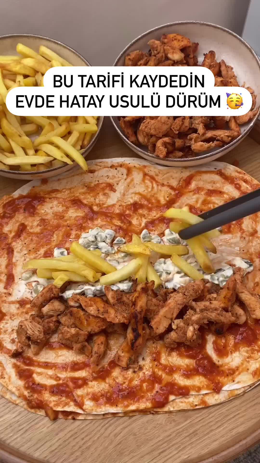 Hatay Style Chicken Wrap