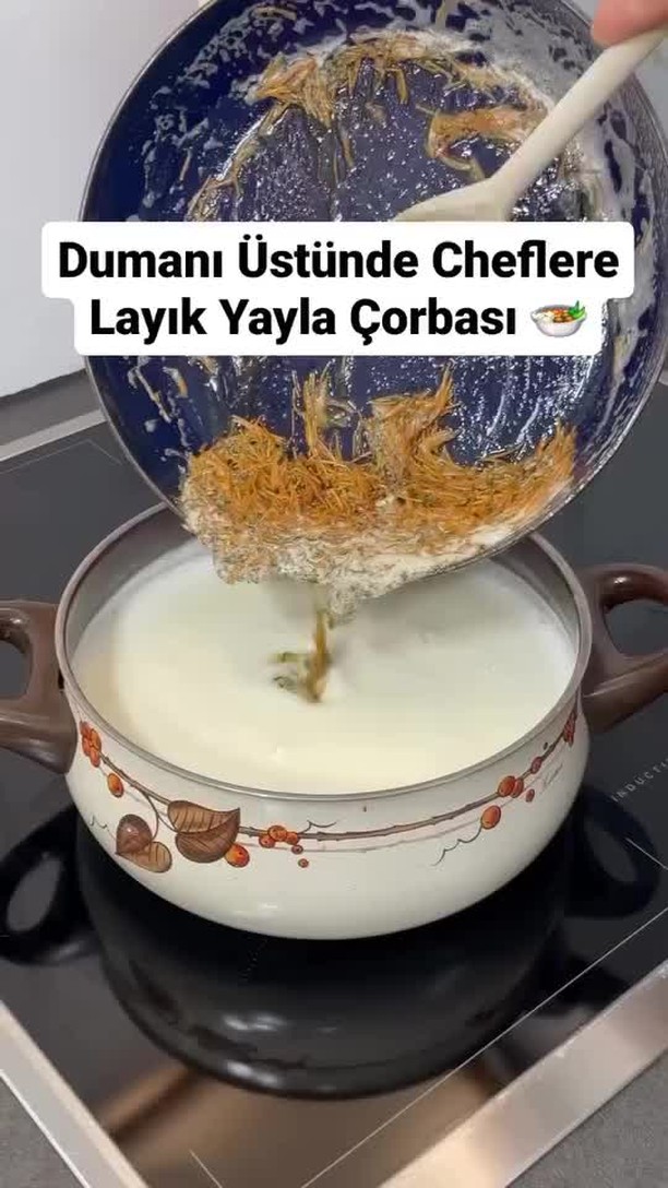 Traditional Turkish Yogurt Soup