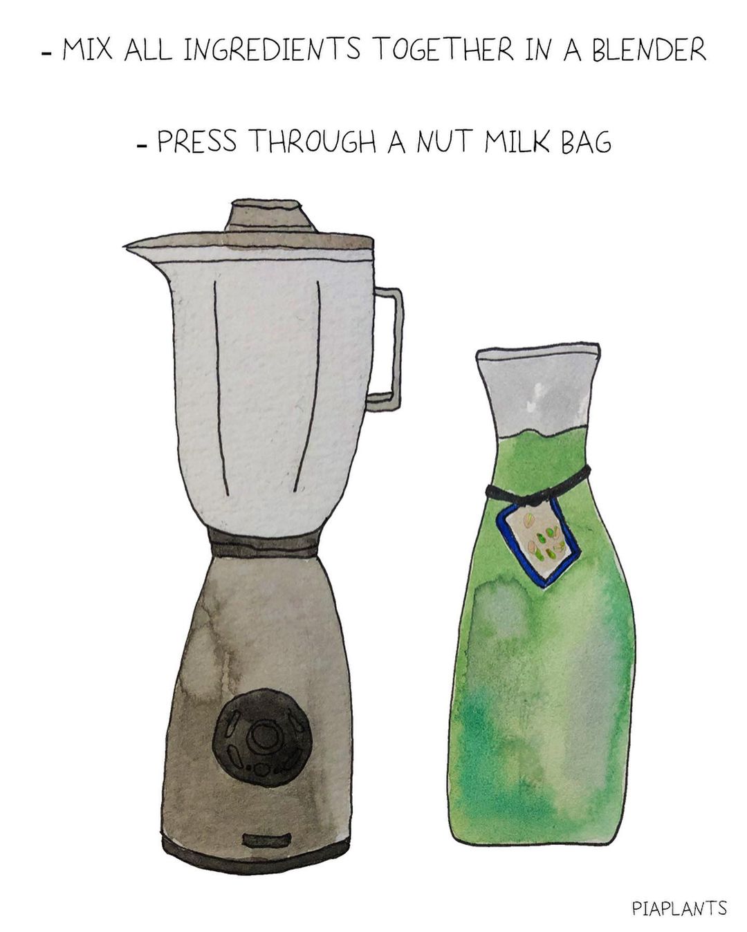 Homemade Pistachio Milk with Maple Syrup and Salt