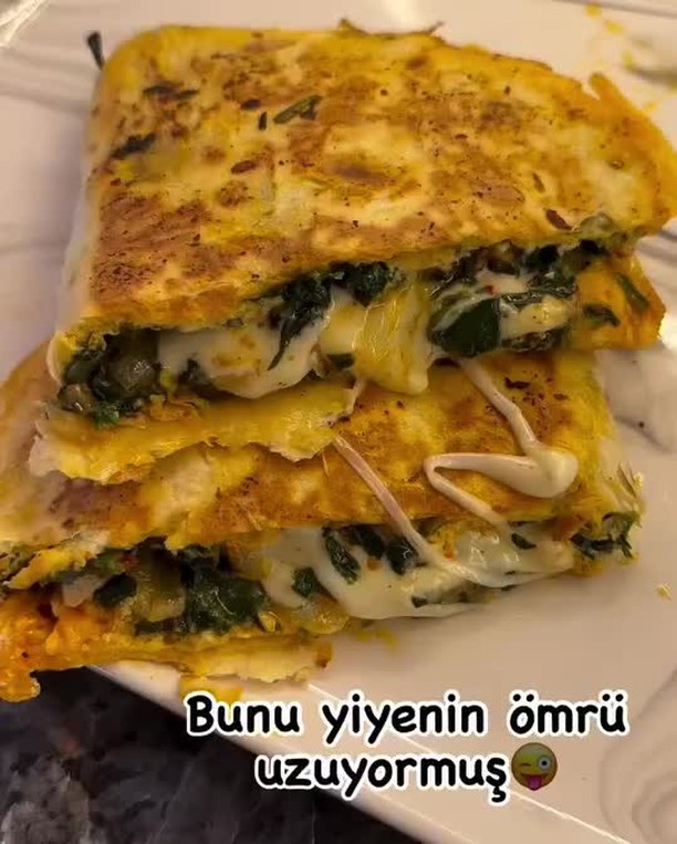 Spinach and Egg Tortilla Wrap