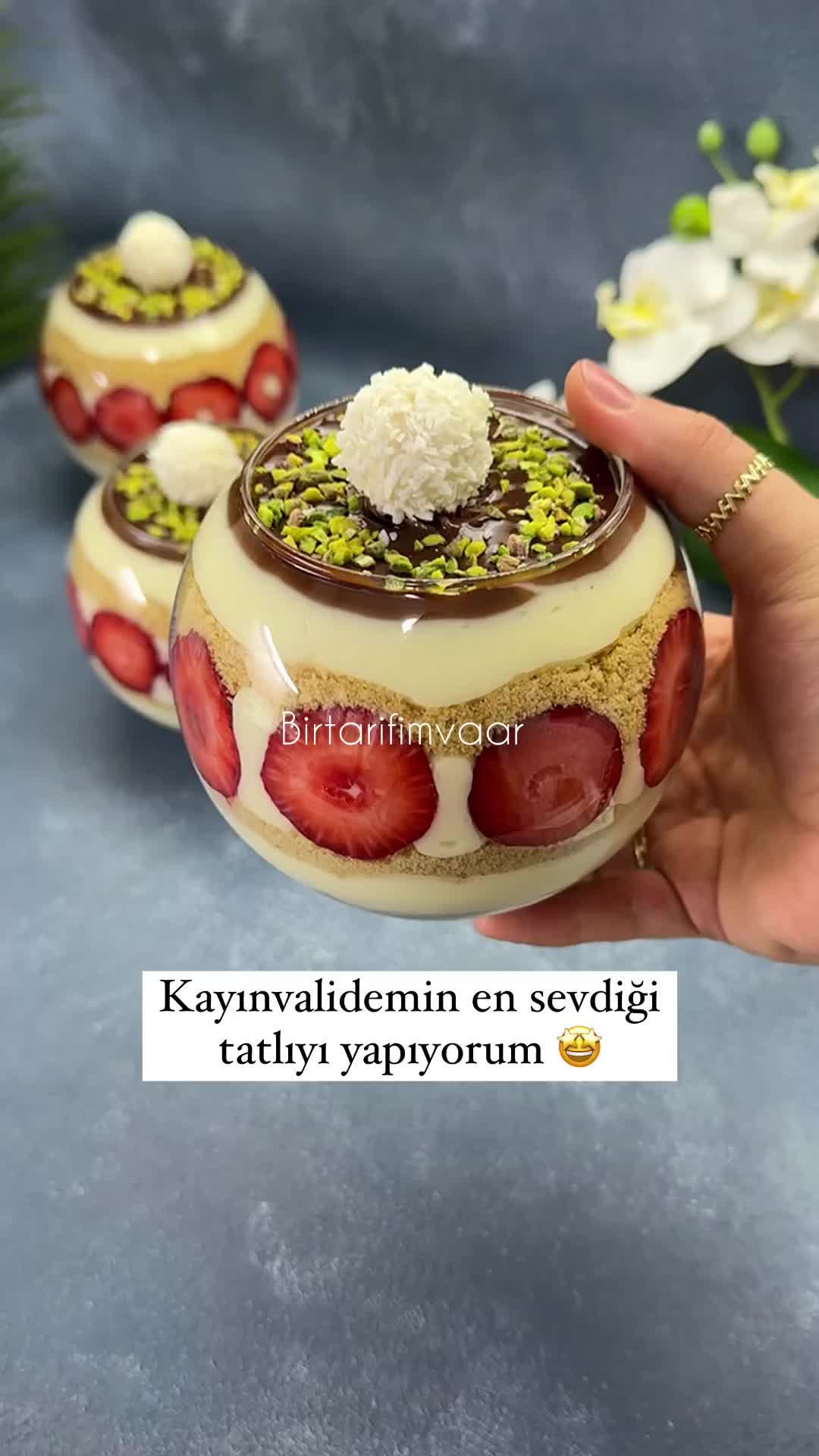 Chocolate Strawberry Magnolia Dessert