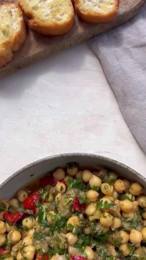 Roasted Vegetable Chickpea Salad