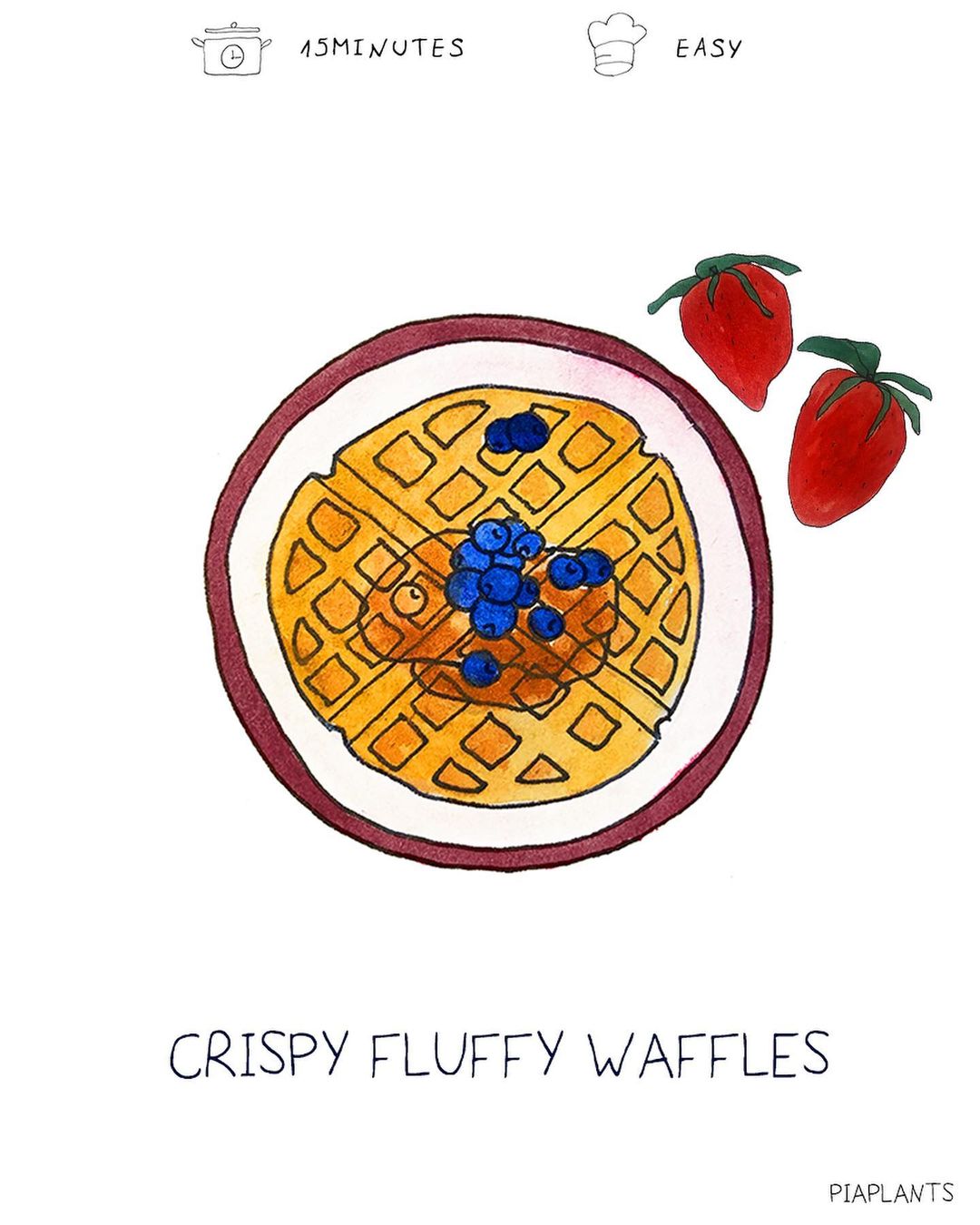 Crispy Fluffy Waffles