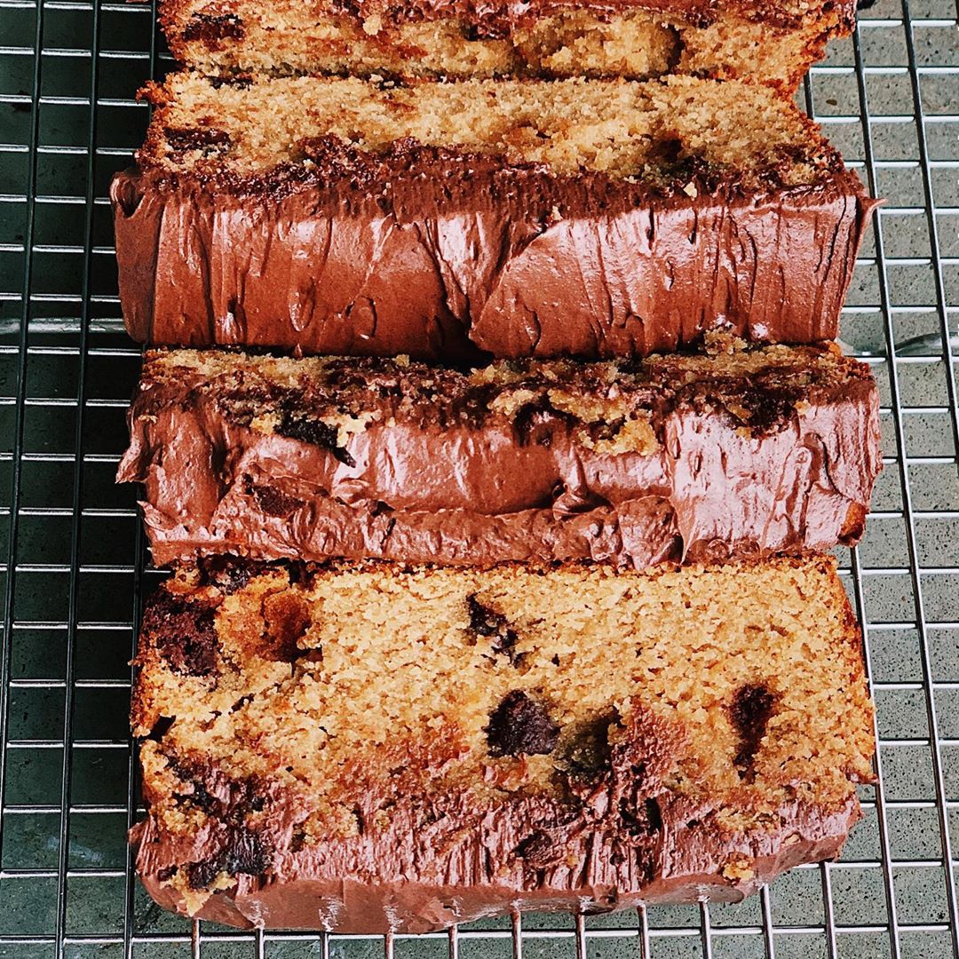 Paleo Chocolate Chip Vanilla Cake Loaf