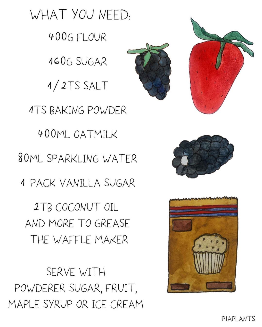 Crispy Fluffy Waffles