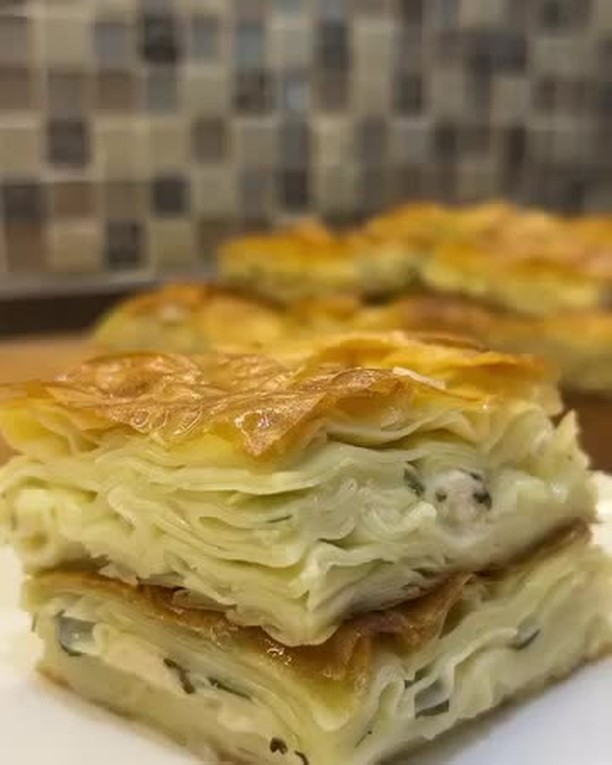 Turkish Layered Cheese Pastry