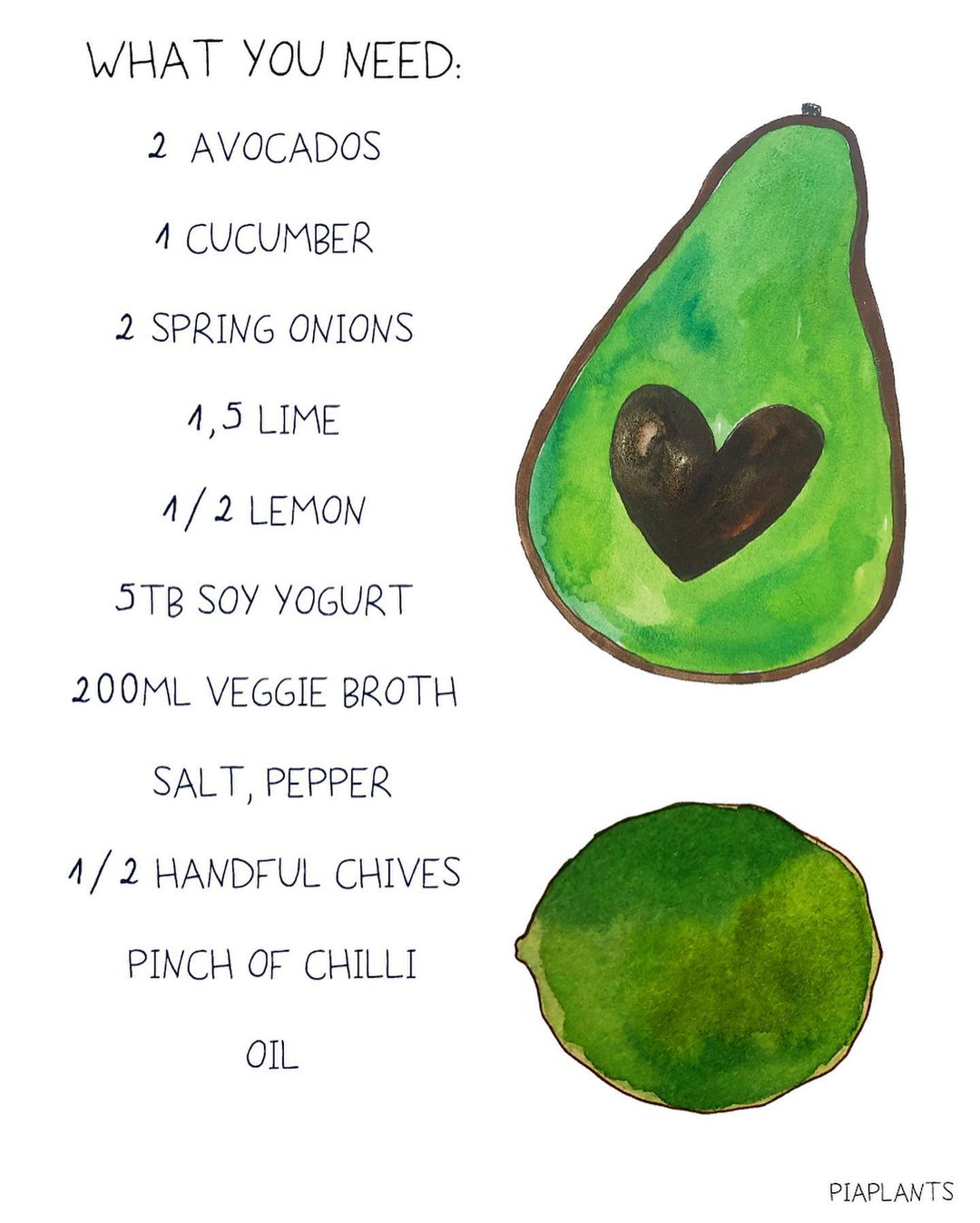 Green Gazpacho with Avocado and Cucumber