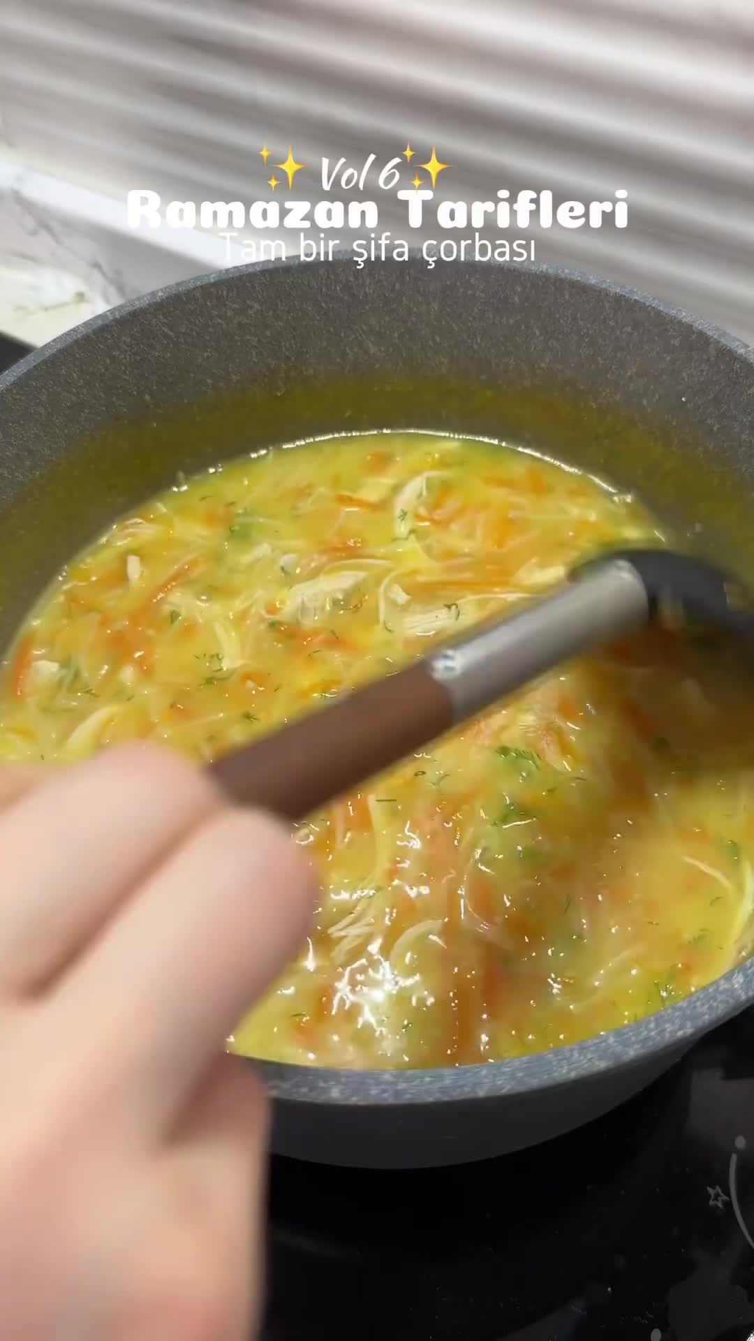 Chicken Broth Soup with Vermicelli