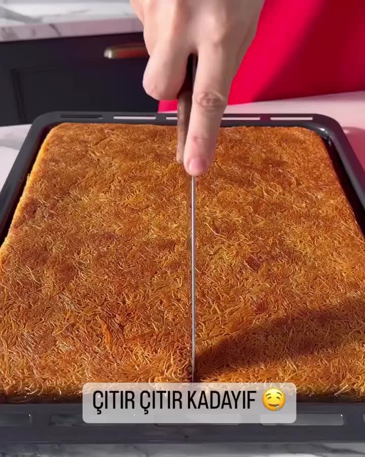 Turkish Basma Kadayıf Dessert