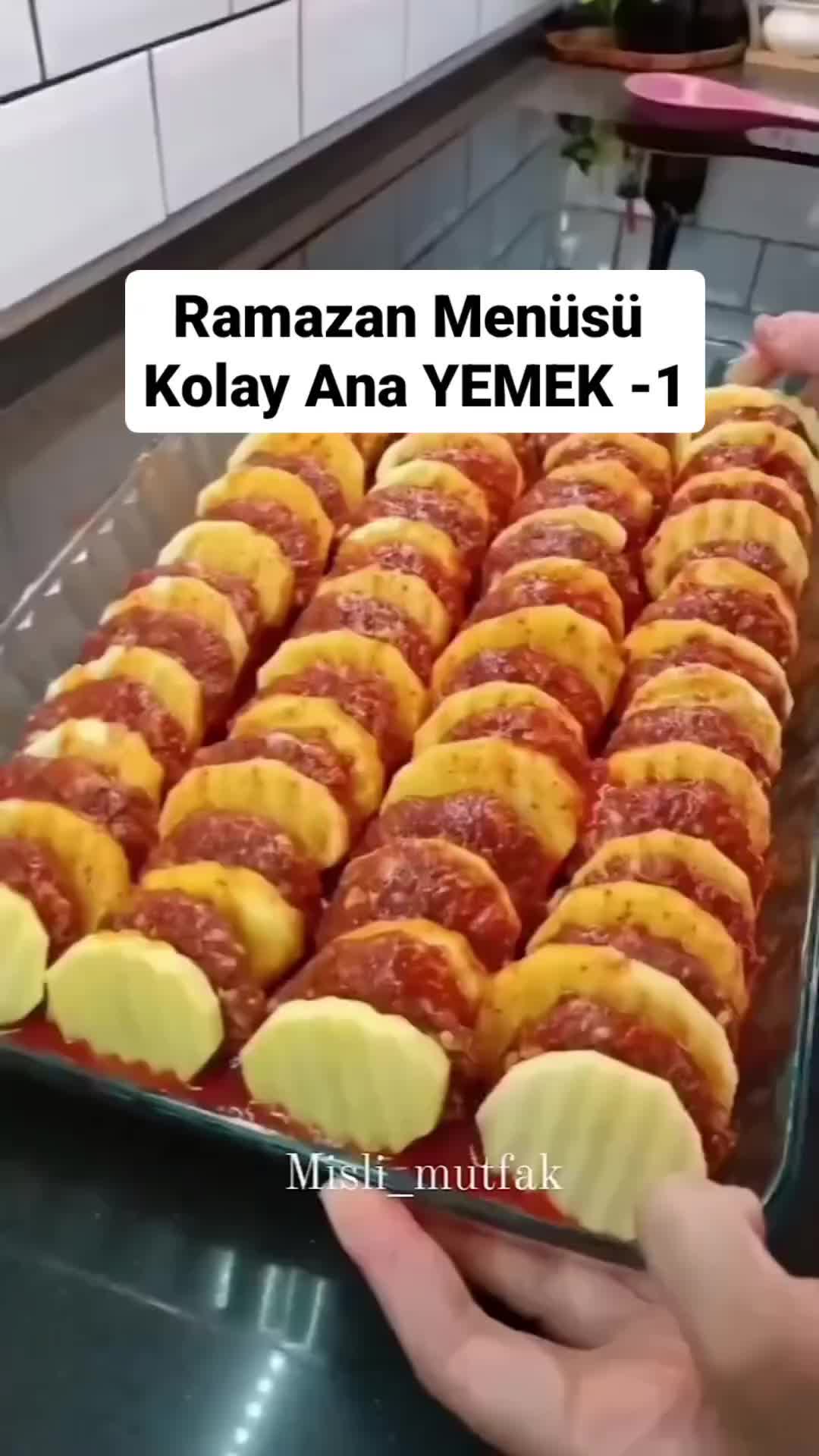 Turkish Meatball and Potato Bake