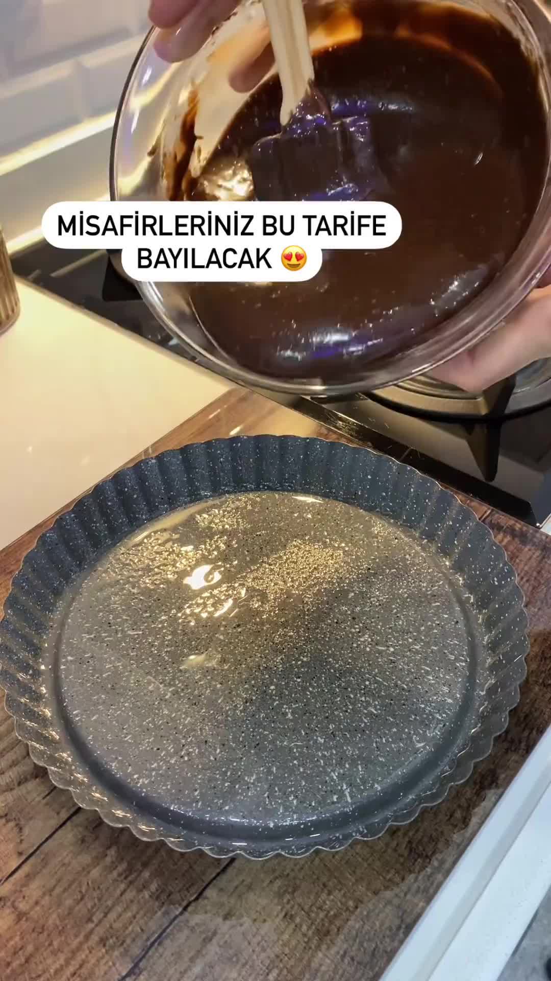 Chocolate Banana Tart Cake