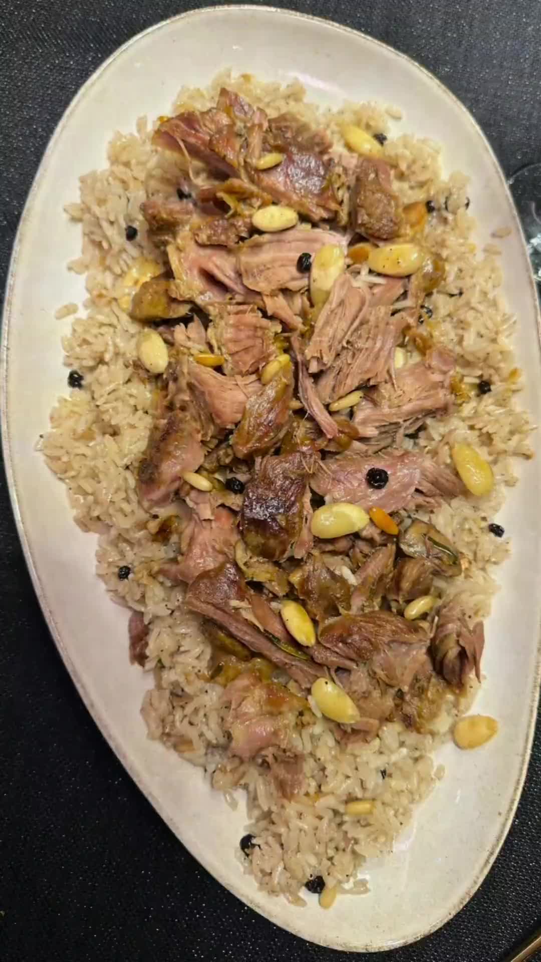 Turkish Lamb and Stuffed Rice Pilaf