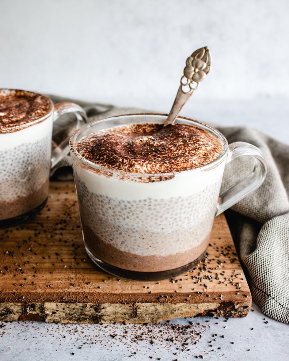 Tiramisu Chia Pudding