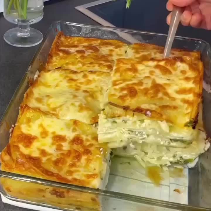 Water Börek Using Lasagna Sheets