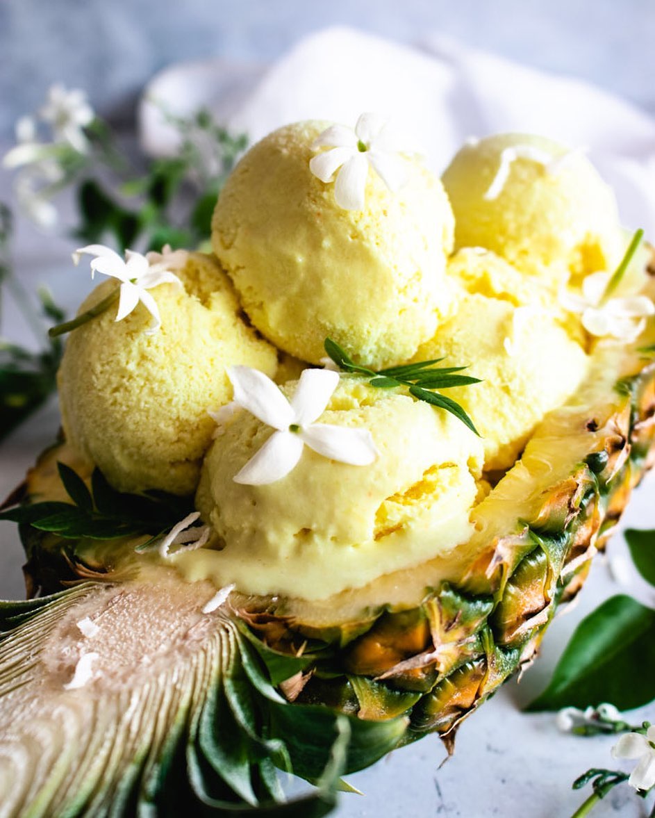 Vegan Piña Colada Ice Cream