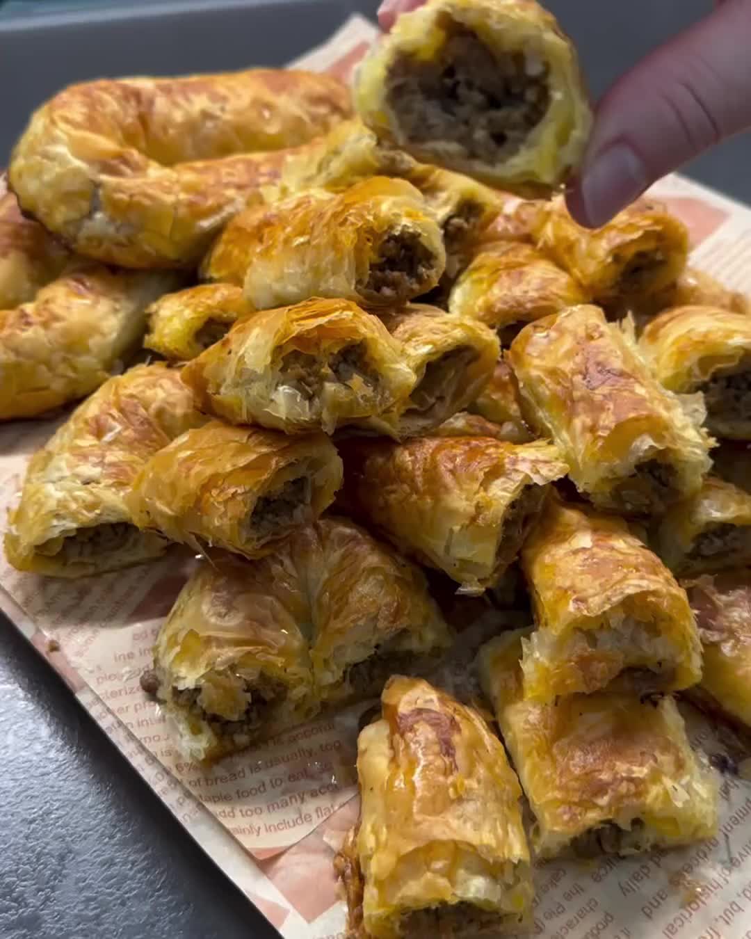 Traditional Turkish Sarıyer Borek
