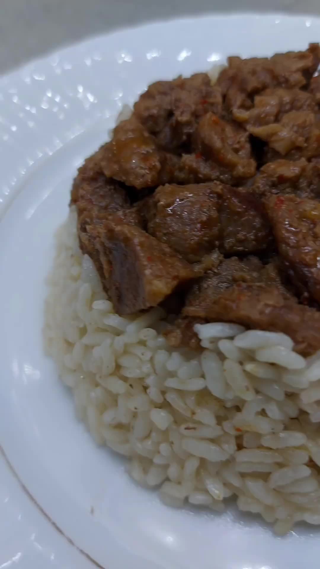 Turkish Meat-Topped Rice Pilaf