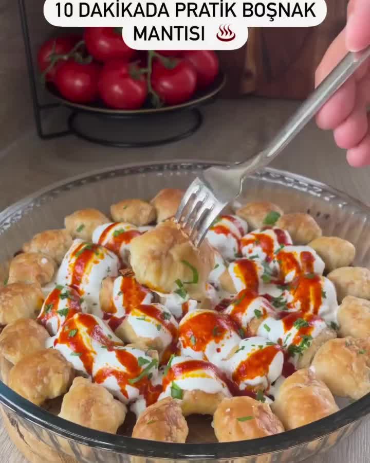 Easy Puff Pastry Bosnian Manti