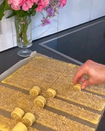 Turkish Walnut Roll Dessert