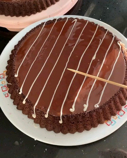 Chocolate Tart Cake with Ganache