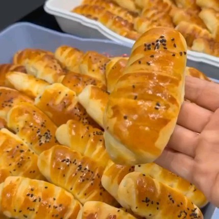 Homemade Turkish Striped Pastry