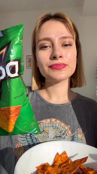 Homemade Doritos Style Baked Chips