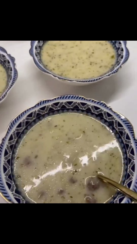 Turkish Meatball and Orzo Soup
