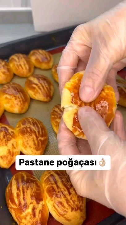 Flaky Turkish Poğaça Buns