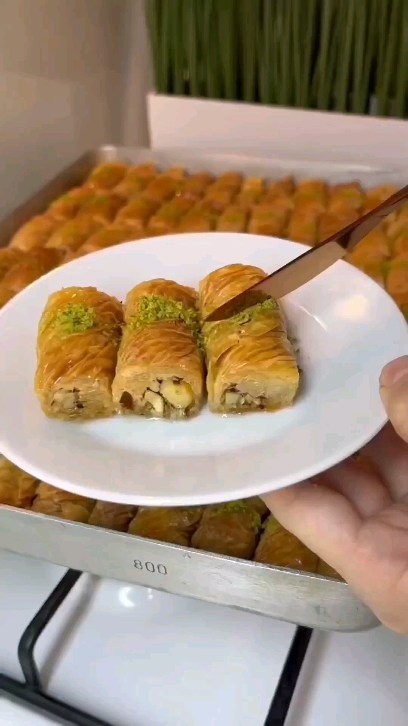 Turkish Crispy Spiral Baklava