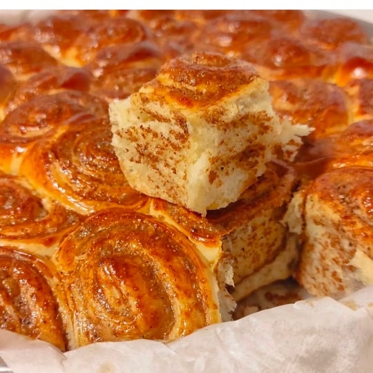 Layered Soft Poppy Seed Pastry