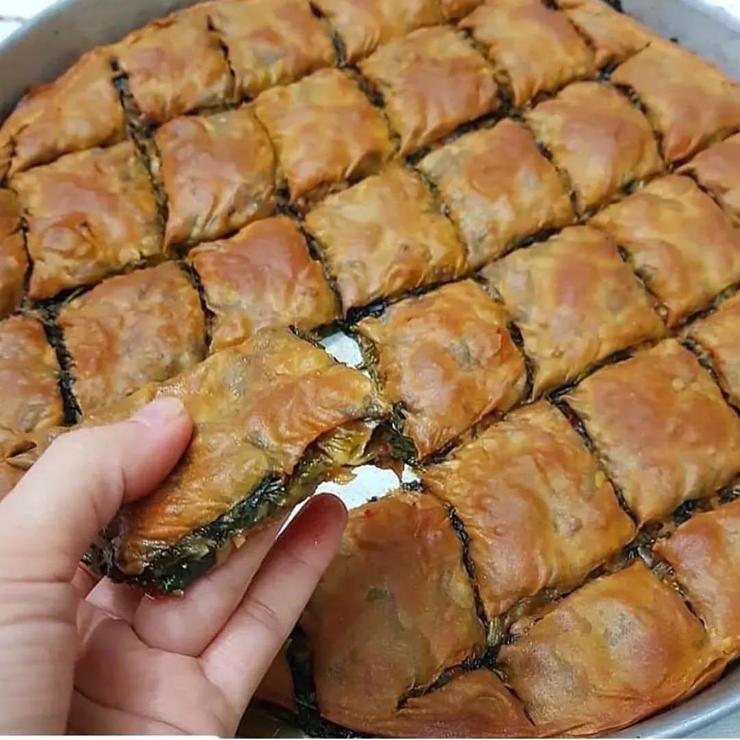 Spinach Börek with Whole Wheat Dough