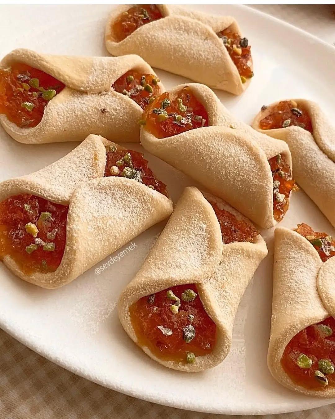 Peach Jam Filled Cookies