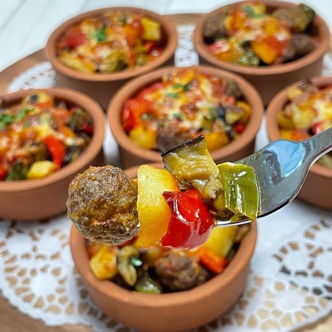 Meatball and Vegetable Casserole