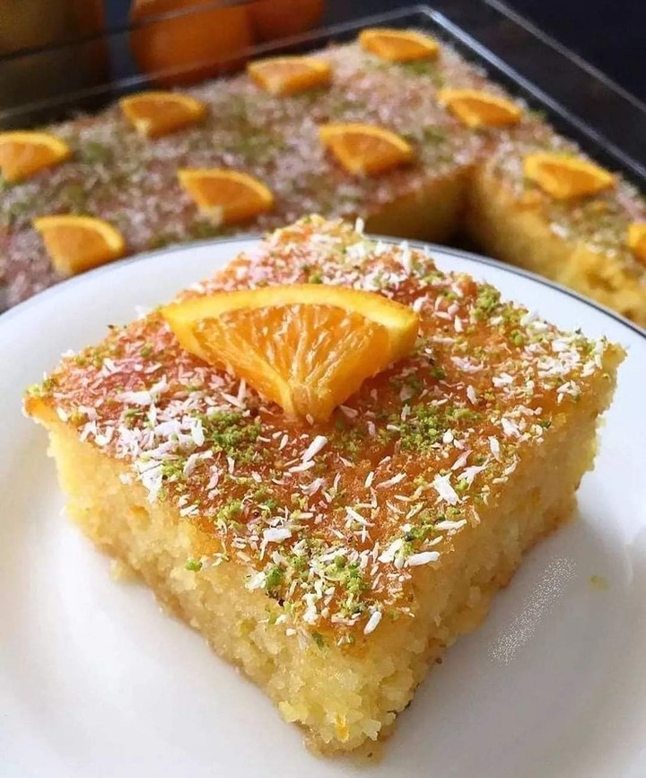 Turkish Revani Semolina Cake