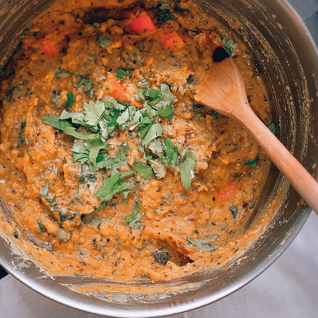 Masoor Dal Indian Lentil Stew