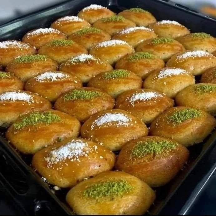 Syrup-Soaked Turkish Semolina Cookies