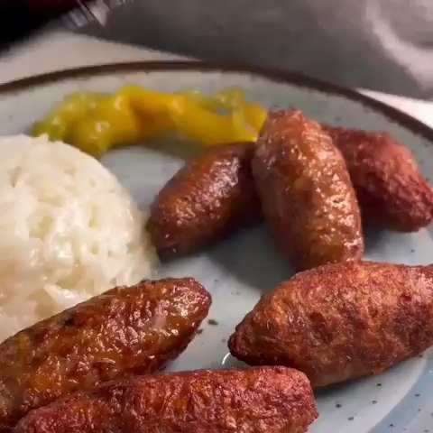 Fried Potato and Meat Patties