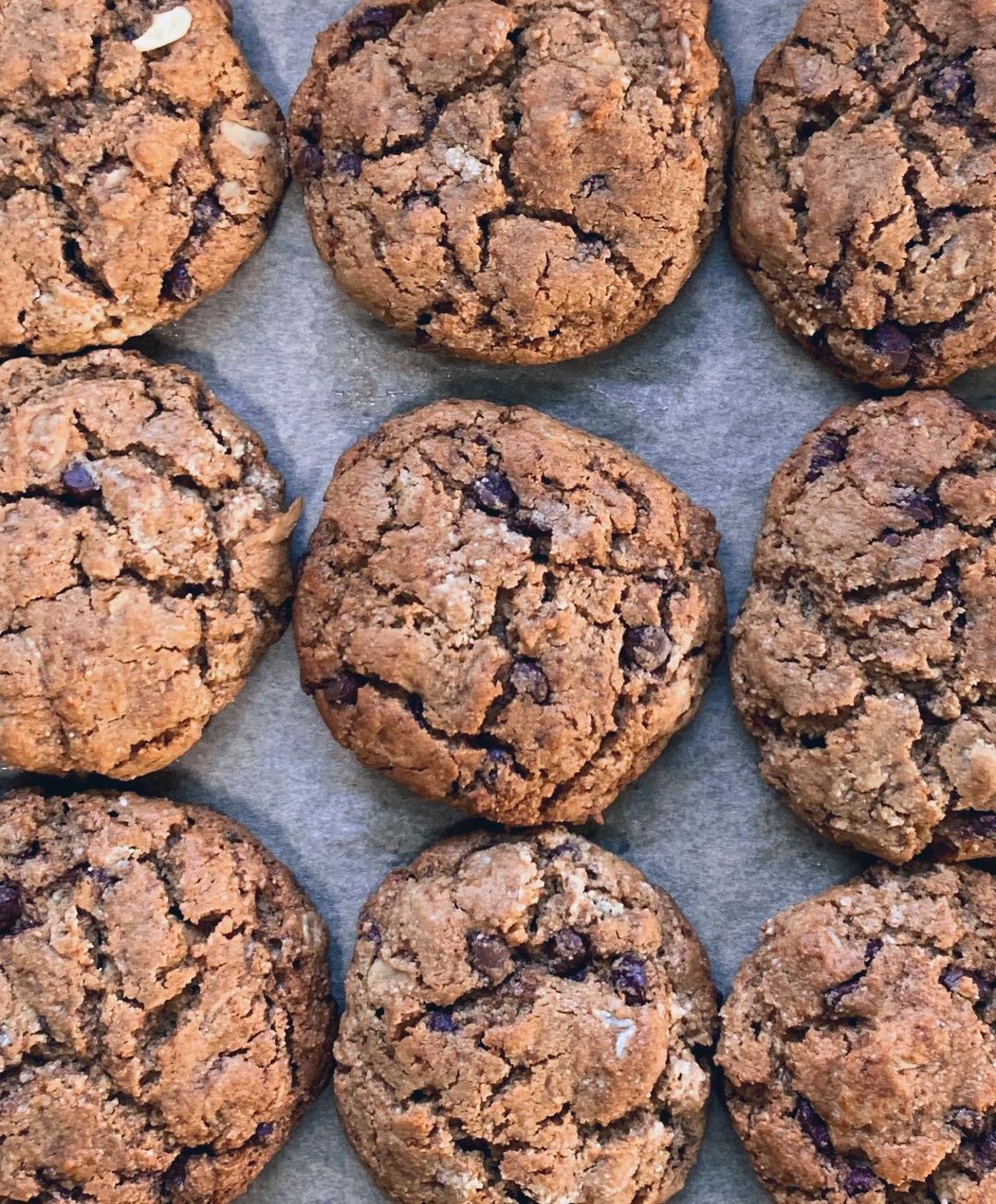 Peanut Butter Oatmeal Chocolate Chip Cookies