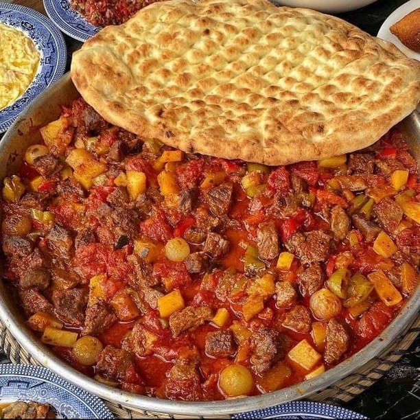 Diced Beef and Vegetable Bake